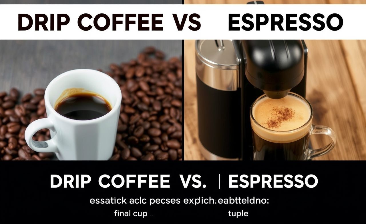 Explore a intensidade e textura do café drip e espresso, revelando suas distintas técnicas de preparo e sabores. Explore a intensidade e textura do café drip e espresso, revelando suas distintas técnicas de preparo e sabores.