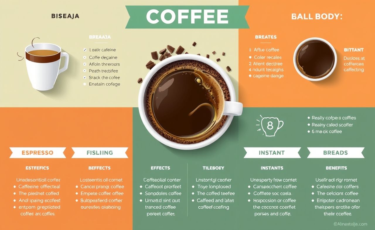Descubra os diferentes tipos de café, seu teor de cafeína e como cada um impacta seu corpo e bem-estar. Descubra os diferentes tipos de café, seu teor de cafeína e como cada um impacta seu corpo e bem-estar.