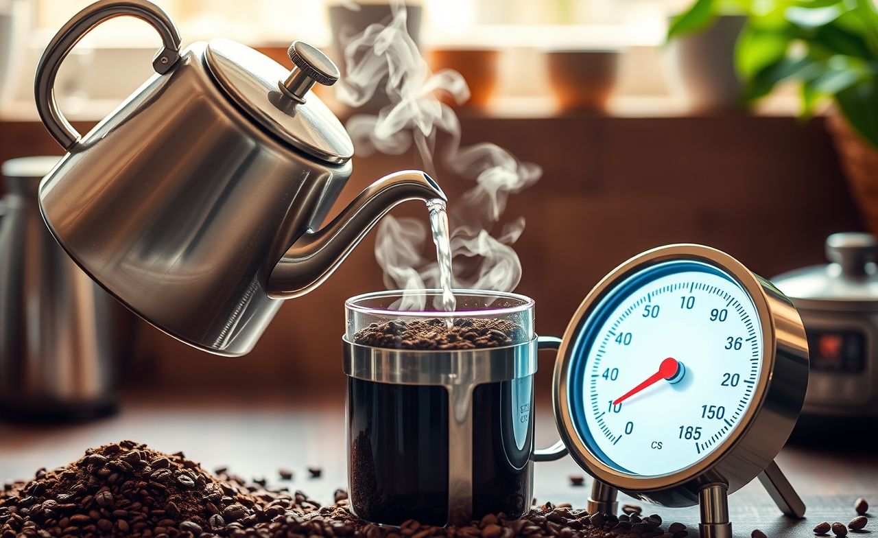 Aperfeiçoe seu café: água a 90-96°C, a temperatura ideal para um sabor irresistível! Aperfeiçoe seu café: água a 90-96°C, a temperatura ideal para um sabor irresistível!