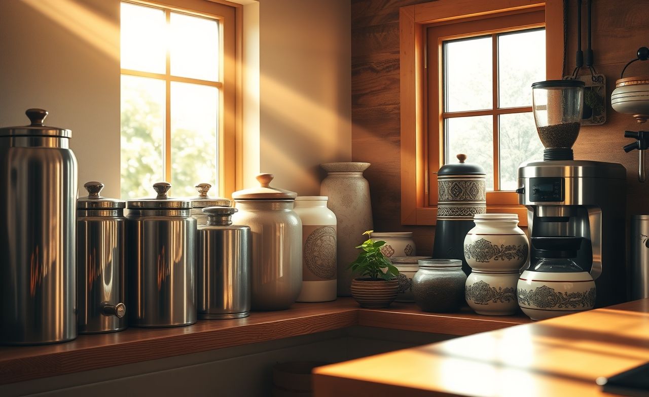 Descubra os melhores recipientes para manter o aroma e frescor do seu café moído. Armazenamento ideal para os amantes do café.