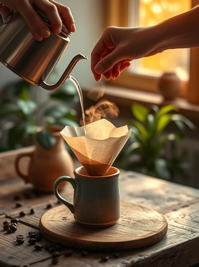 Desperte seus sentidos com este aconchegante cenário de café, perfeito para momentos relaxantes.