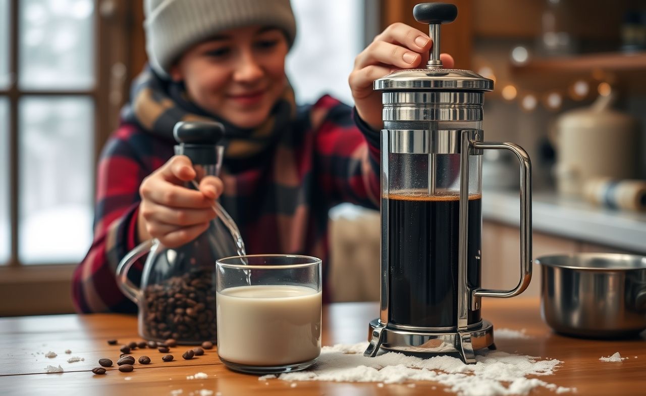 Aprenda a arte do café com a French press. Um guia visual para uma experiência saborosa e aconchegante na sua cozinha. Aprenda a arte do café com a French press. Um guia visual para uma experiência saborosa e aconchegante na sua cozinha.